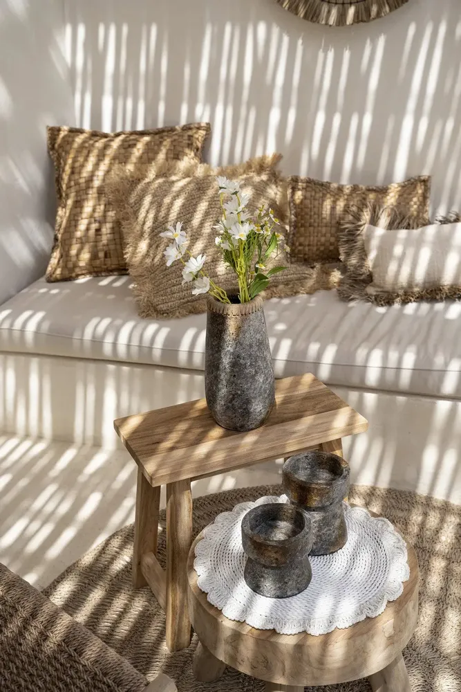 Bougeoirs et photophores  - Le Bougeoir Gypsy - Gris Antique - M - BAZAR BIZAR LIVING