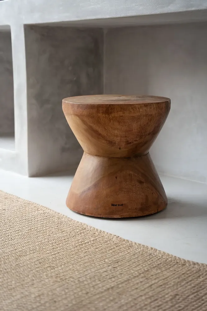 Stools - The Pacha Mama Stool - Natural - BAZAR BIZAR LIVING