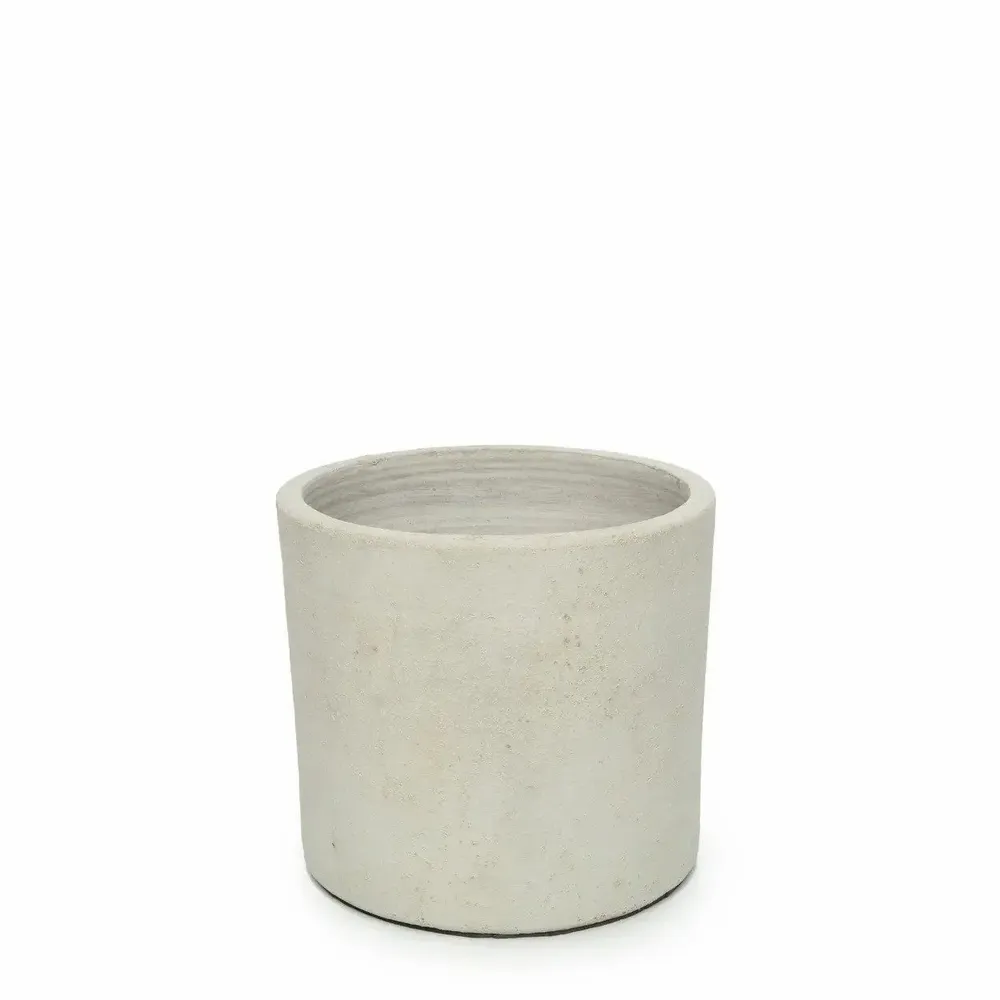 Flower pots - The Chalk High - Concrete Natural - L - BAZAR BIZAR LIVING