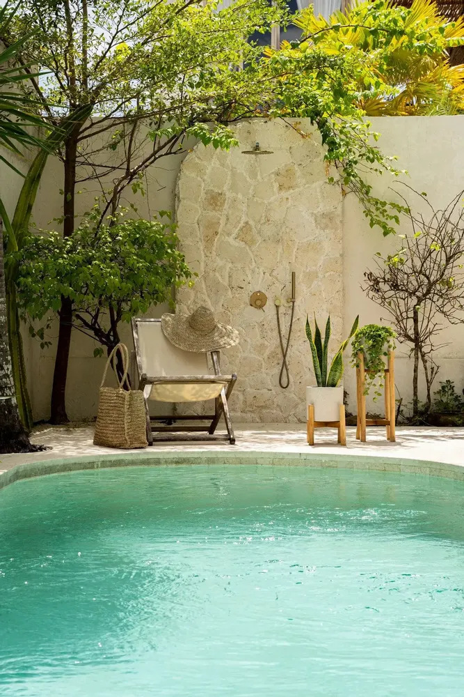 Flower pots - The Chalk High - Concrete Natural - L - BAZAR BIZAR LIVING