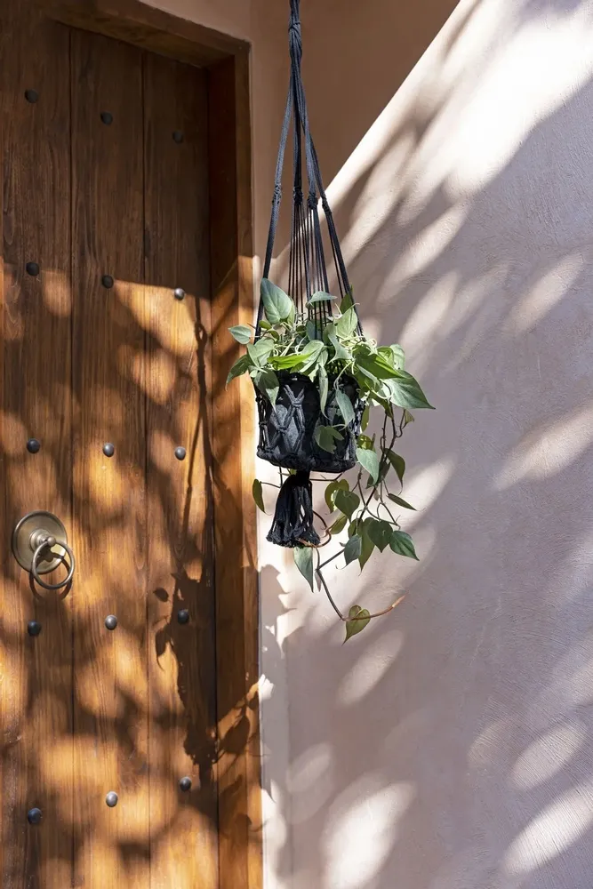 Objets de décoration - Le Porte-Plante Macramé - Noir - L - BAZAR BIZAR LIVING