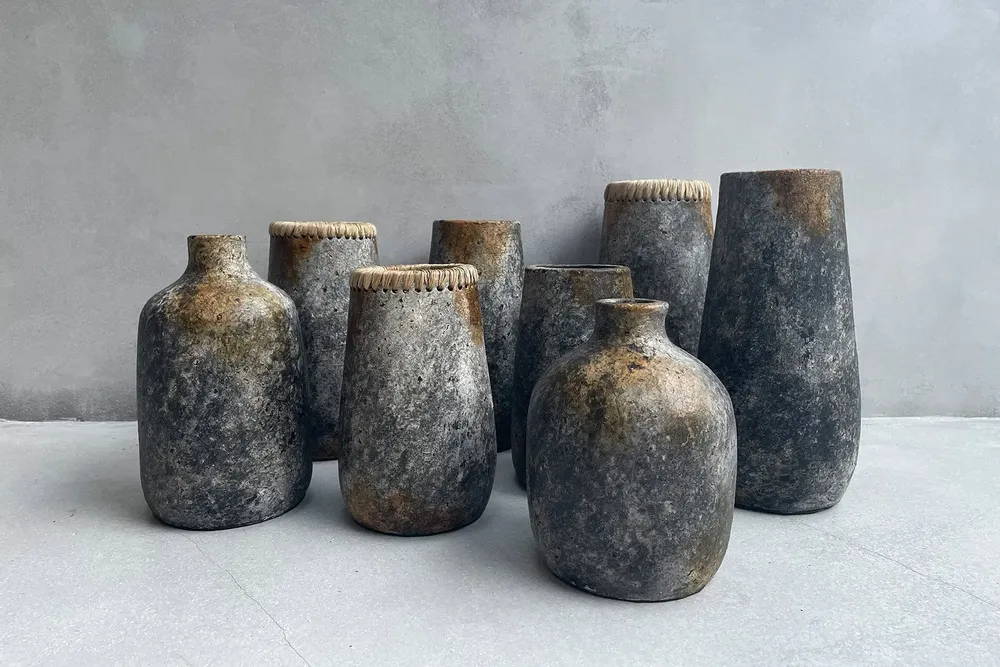 Vases - The Classy Vase - Antique Grey - L - BAZAR BIZAR LIVING