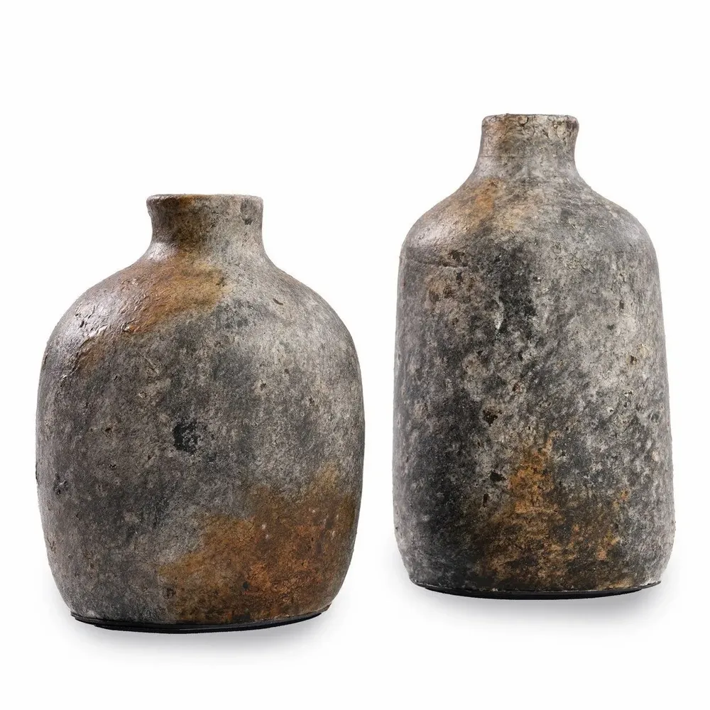 Vases - The Classy Vase - Antique Grey - L - BAZAR BIZAR LIVING