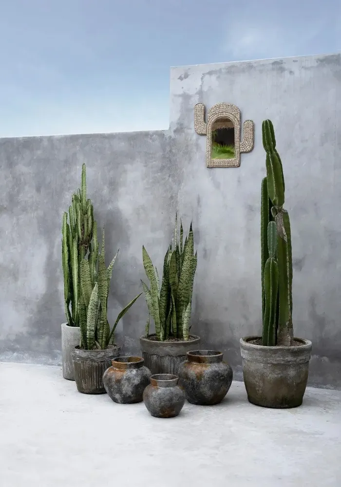Vases - The Funky Vase - Antique Grey - L - BAZAR BIZAR LIVING