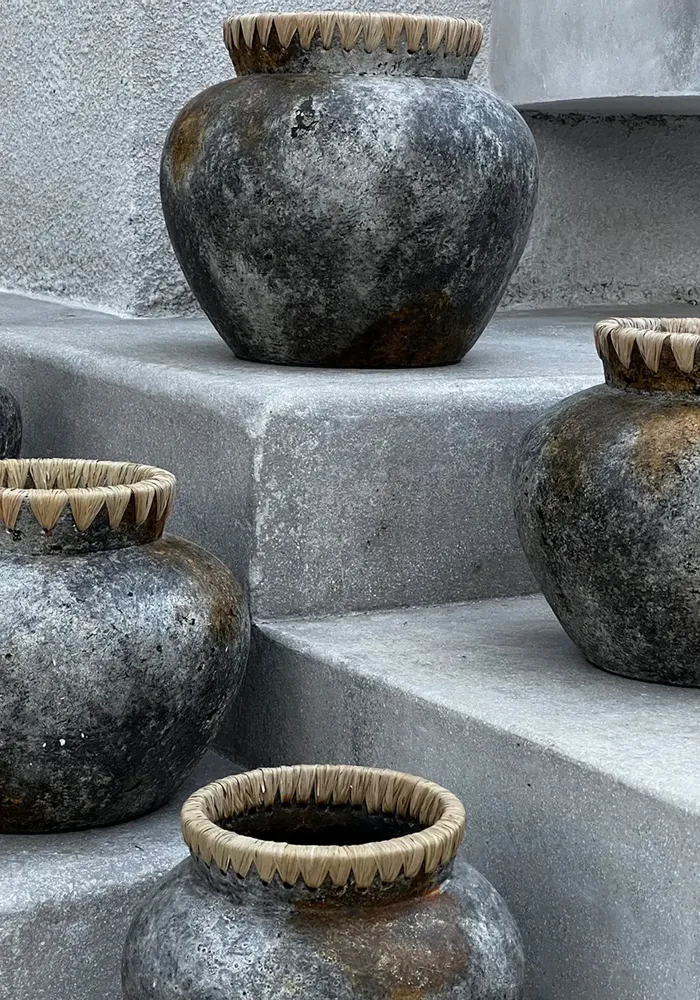 Vases - The Styly Vase - Antique Grey - L - BAZAR BIZAR LIVING