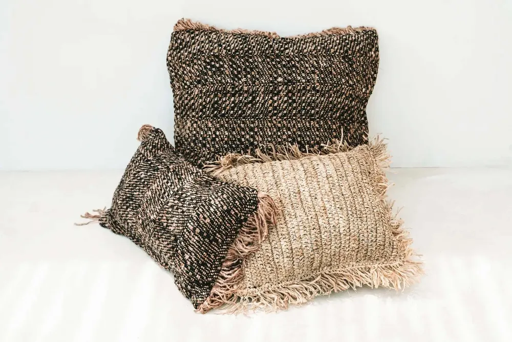 Cushions - The Oh My Gee Cushion Cover - Black Copper - 60x60 - BAZAR BIZAR LIVING