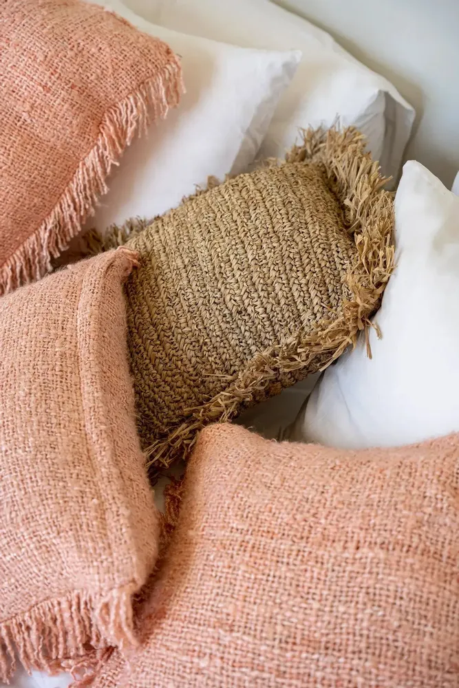 Coussins - La Housse De Coussin Oh My Gee - Rose Saumon - 35x100 - BAZAR BIZAR LIVING