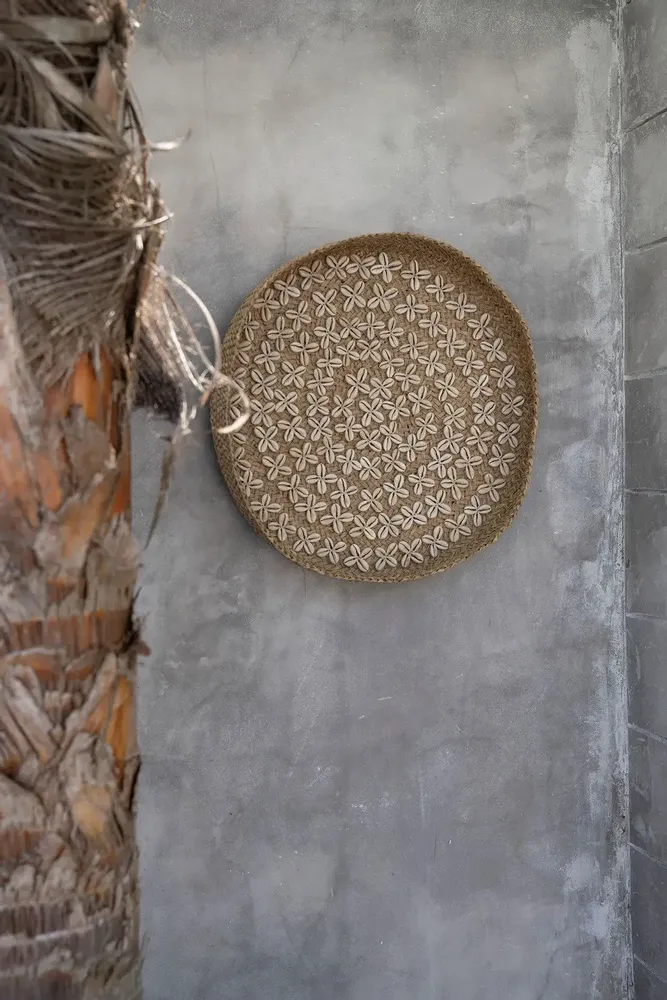 Other wall decoration - The Costa Shell Plate - Natural White - M - BAZAR BIZAR LIVING