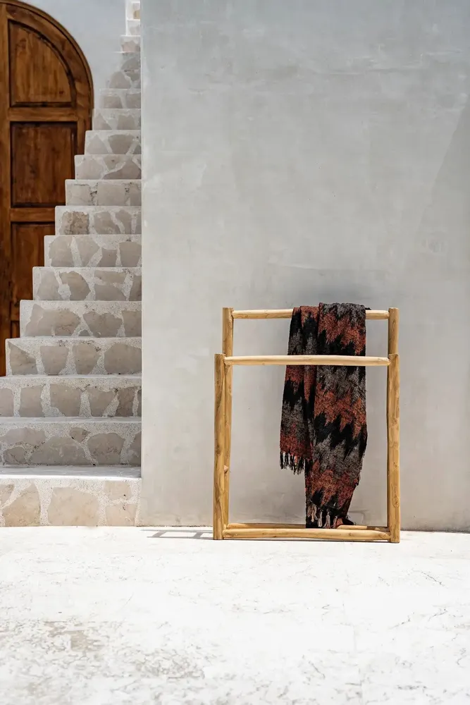 Plaids - Le s'il vous Plaid - Black Orange - BAZAR BIZAR LIVING