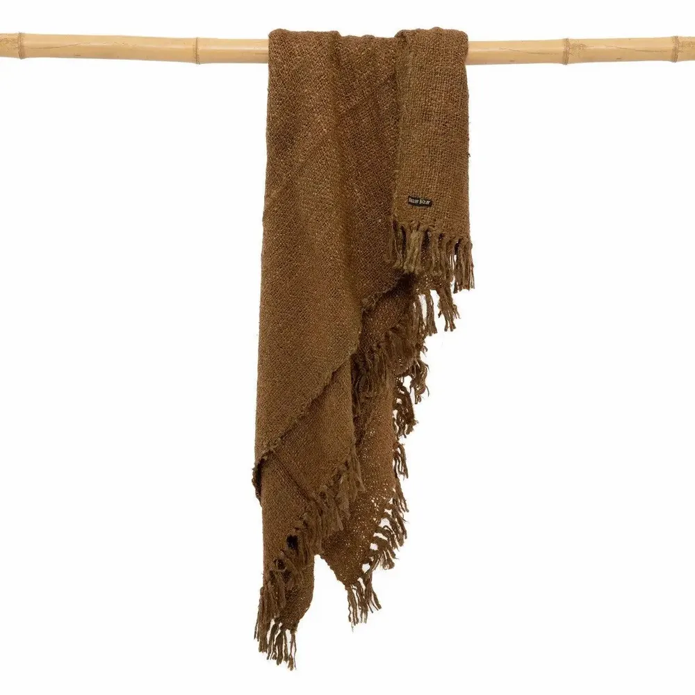 Throw blankets - The s'il vous Plaid - Brown - BAZAR BIZAR LIVING