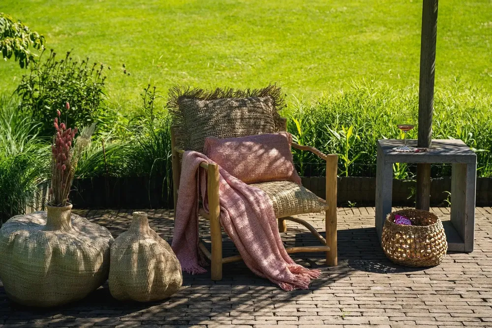 Plaids - Le S'il Vous Plaid - Rose Saumon - BAZAR BIZAR LIVING