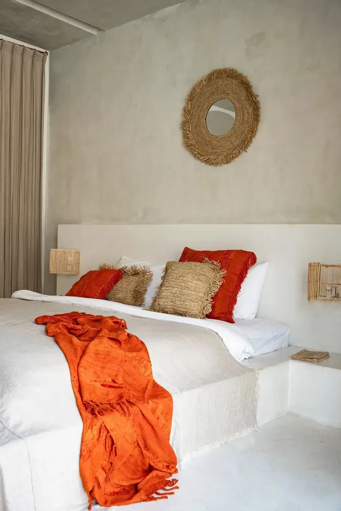 Plaids - Le s'il vous Plaid - Velours Rouille - BAZAR BIZAR LIVING