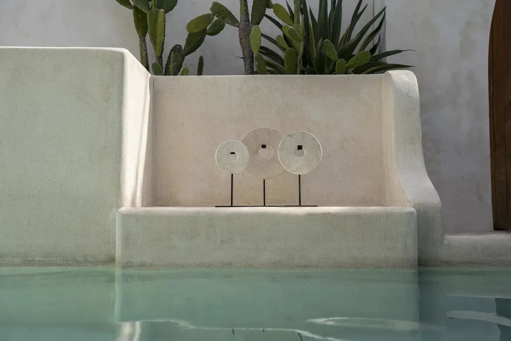 Sculptures, statuettes et miniatures - Marble Disc Sur Pied - Blanc - M - BAZAR BIZAR LIVING