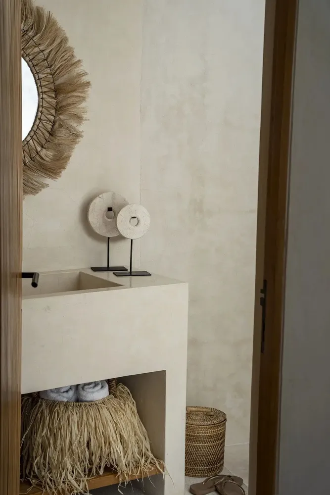 Sculptures, statuettes et miniatures - Marble Disc Sur Pied - Blanc - S - BAZAR BIZAR LIVING
