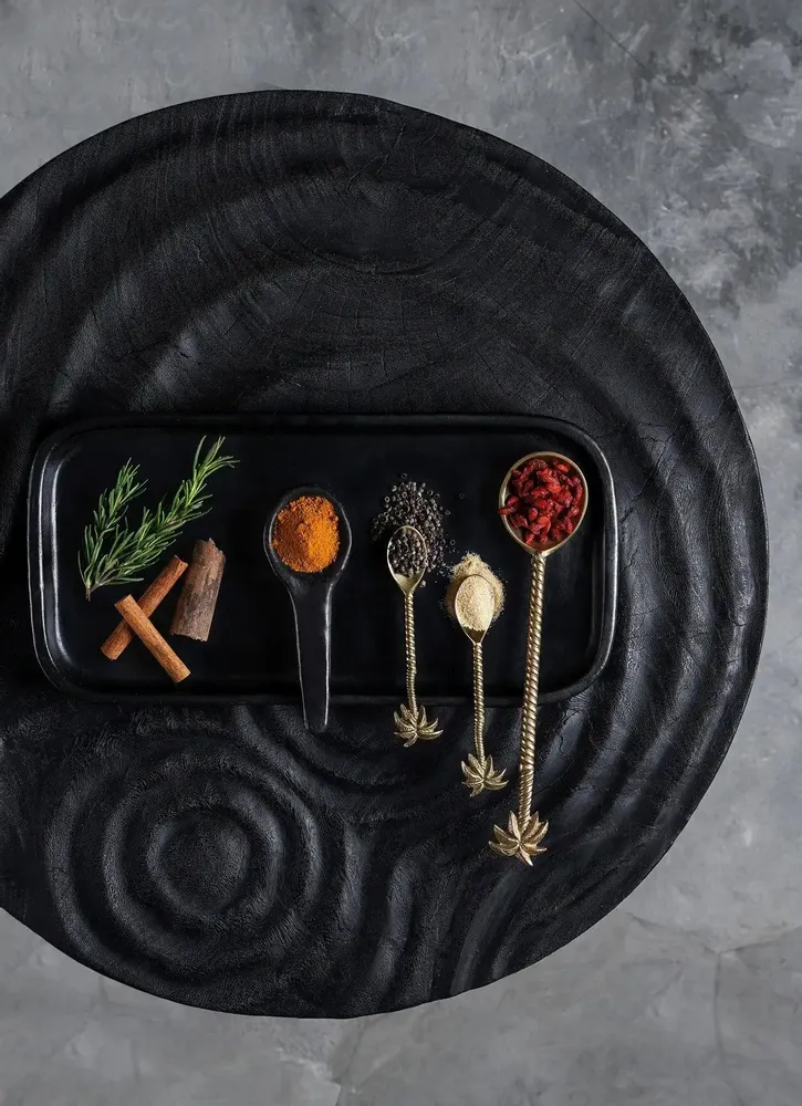 Flatware - The Palm Tree Tea Spoon - Gold - BAZAR BIZAR LIVING