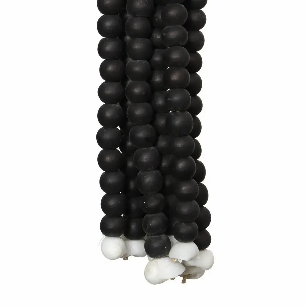 Decorative objects - The Wooden Beads Tassel - Black - BAZAR BIZAR LIVING