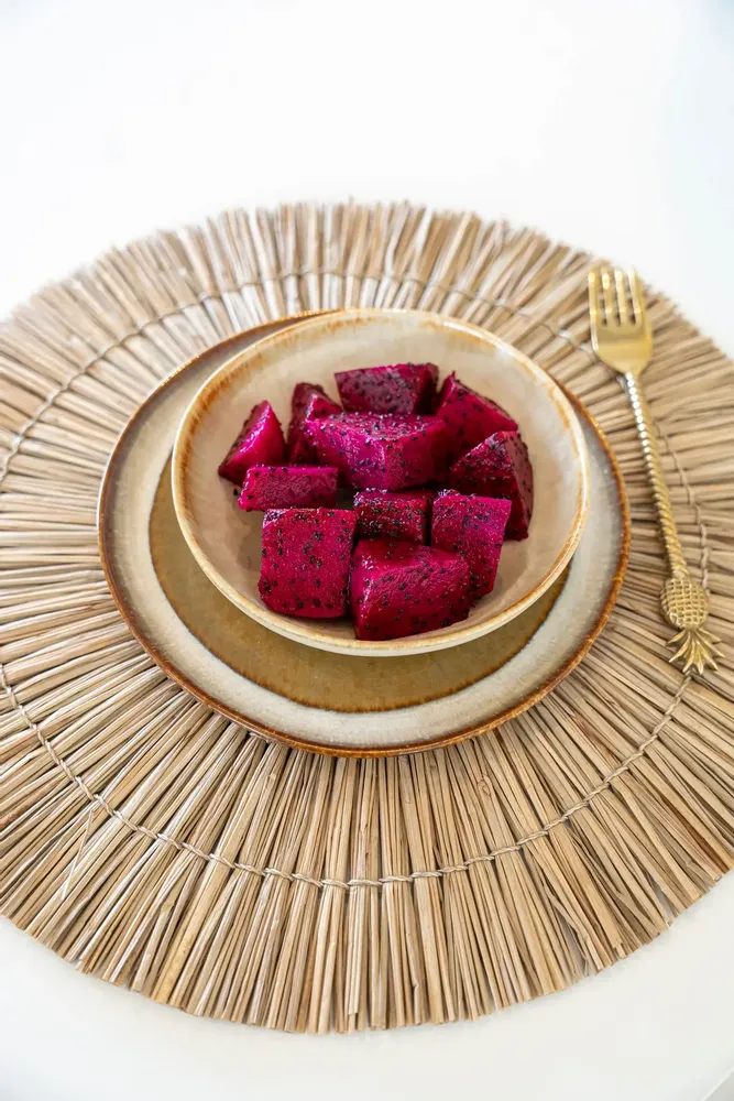 Placemats - The Alang Alang Placemat - Round - Natural - BAZAR BIZAR LIVING