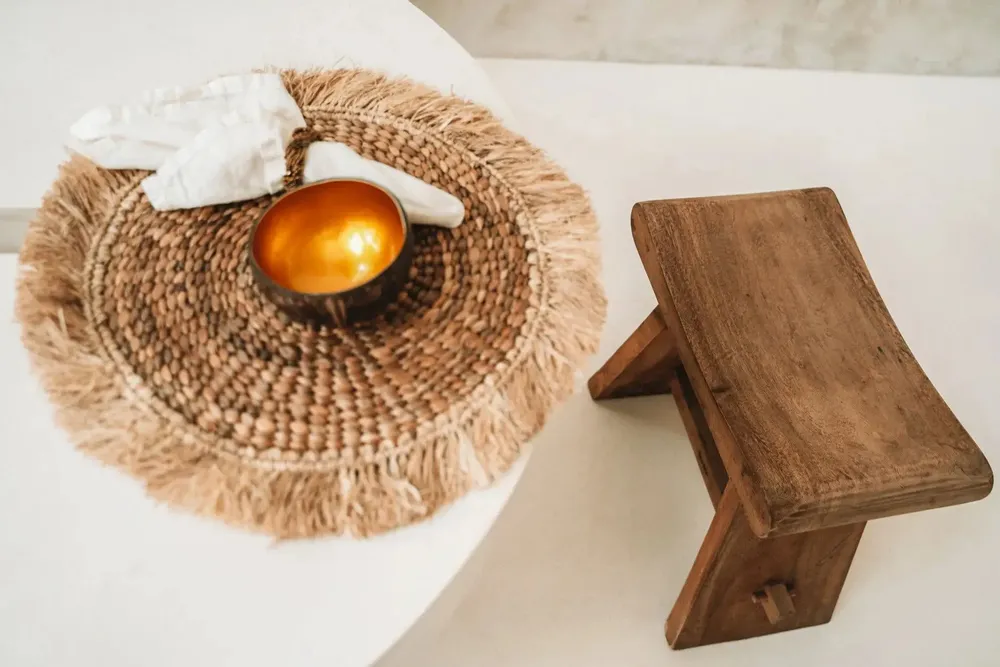 Placemats - The Water Hyacinth Raffia Placemat - Natural - BAZAR BIZAR LIVING