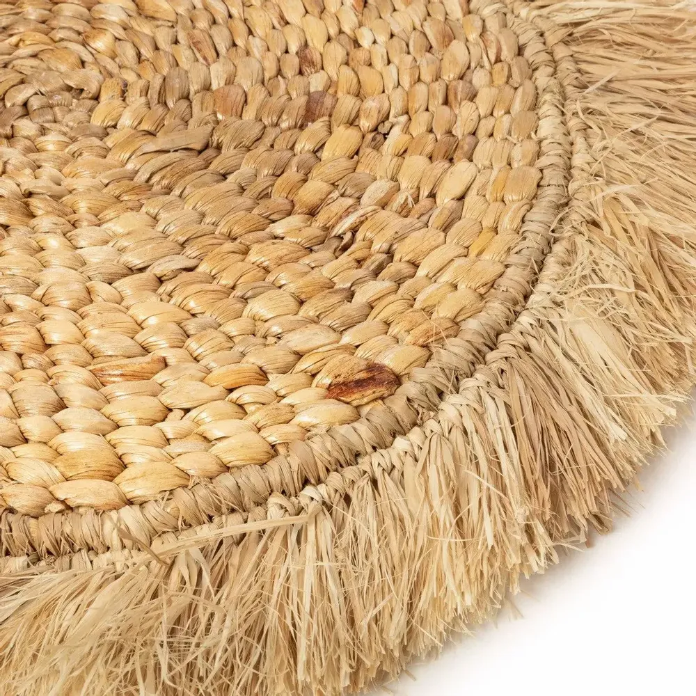 Placemats - The Water Hyacinth Raffia Placemat - Natural - BAZAR BIZAR LIVING