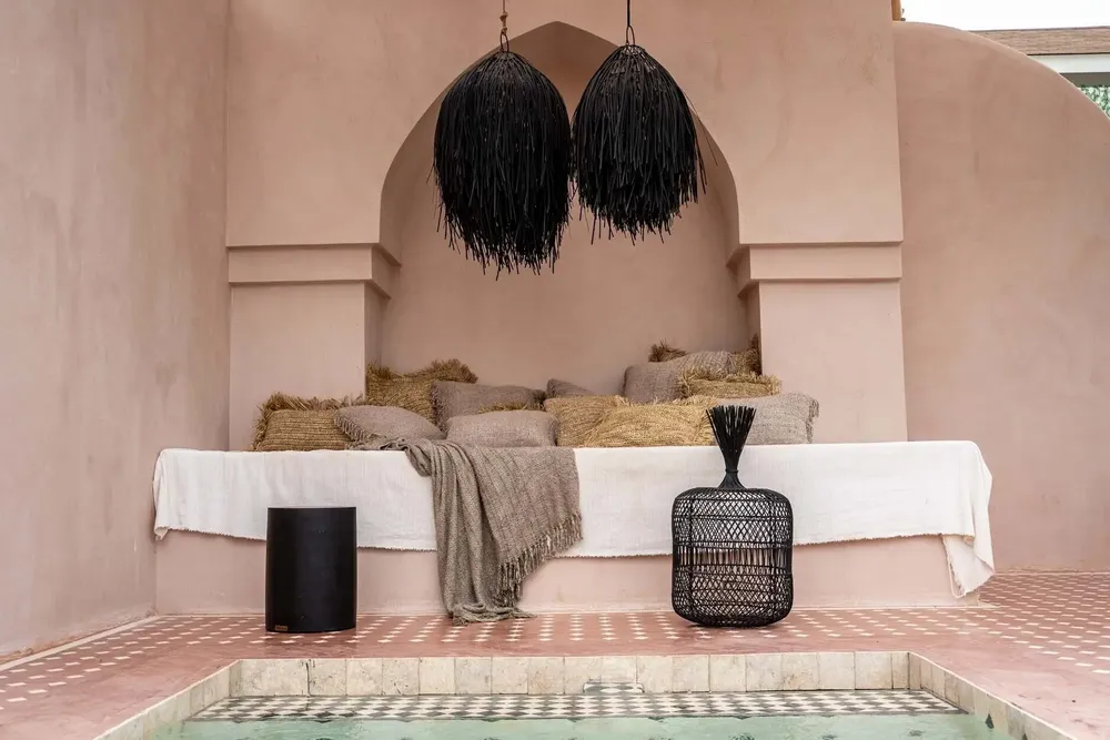 Suspensions - L'Abat-jour Shaggy - Noir - M - BAZAR BIZAR LIVING