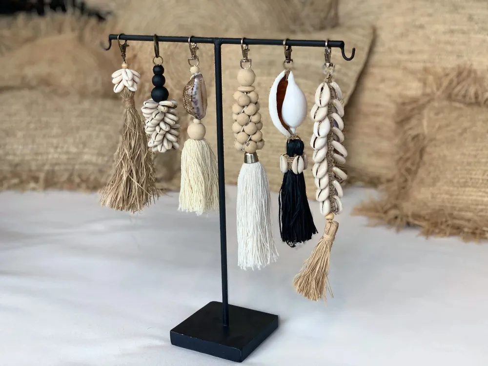 Decorative objects - The Kubu Keychain - Black Natural - BAZAR BIZAR LIVING
