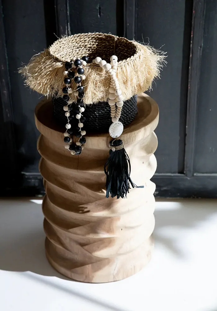 Bijoux - Le Collier Lovina - Noir Naturel - BAZAR BIZAR LIVING