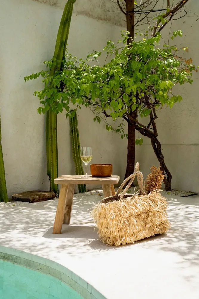 Sacs et cabas - Le Panier Raffia Bahamas - Naturel - BAZAR BIZAR LIVING