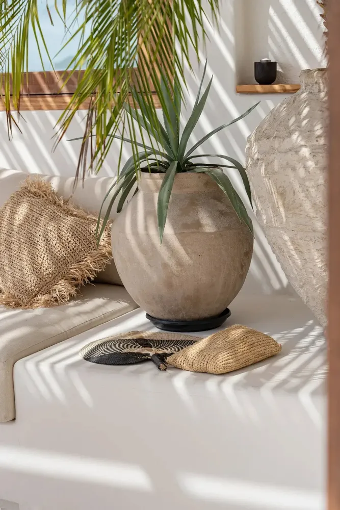 Pochettes - La Pochette Raffia - Noir Naturel - L - BAZAR BIZAR LIVING