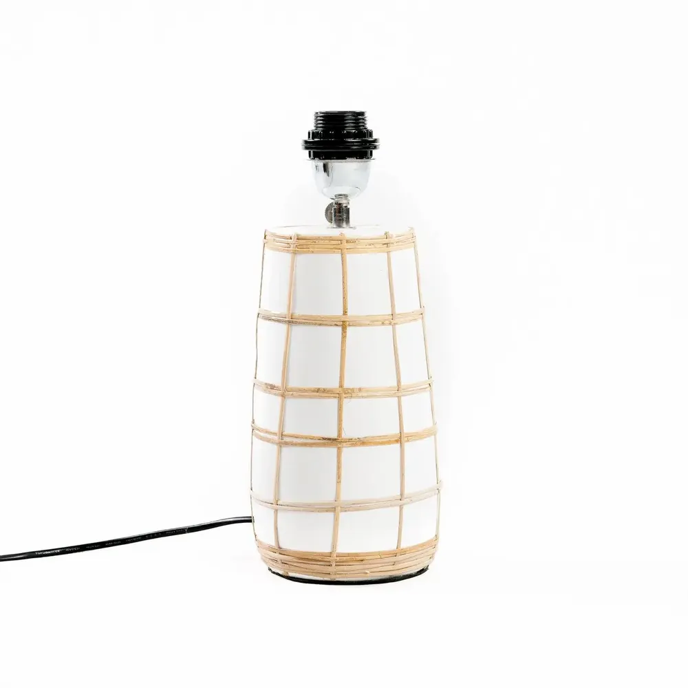 Lampes de bureau  - La Lampe de Table Skiathos - Blanc Naturel - BAZAR BIZAR LIVING