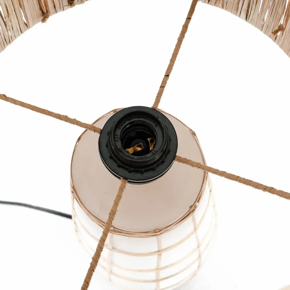 Lampes de bureau  - La Lampe de Table Skiathos - Blanc Naturel - BAZAR BIZAR LIVING