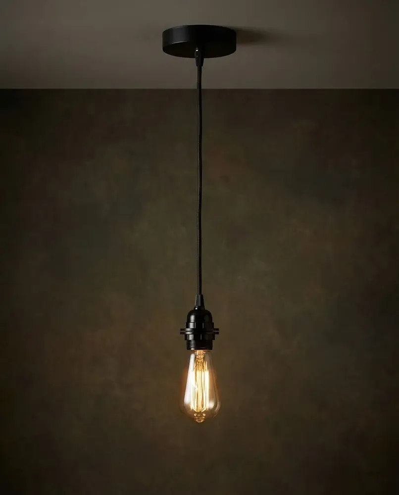 Ceiling lights - Fitting Lamps Ceiling - Black - 1 Fitting - BAZAR BIZAR LIVING