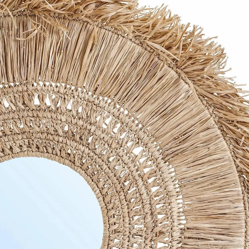 Mirrors - The Yuki Mirror - Natural - L - BAZAR BIZAR LIVING