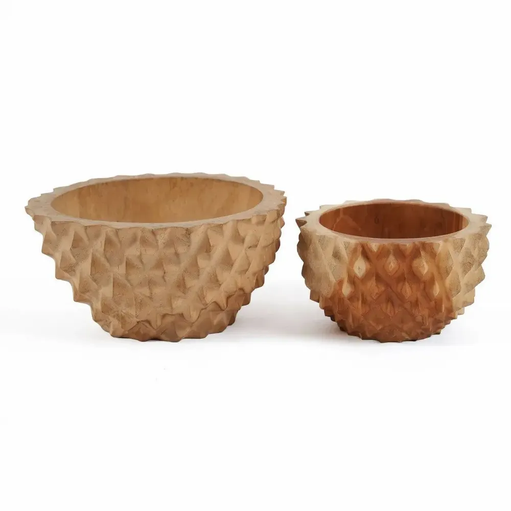 Bowls - The Teak Root Durian Bowl - M - BAZAR BIZAR LIVING