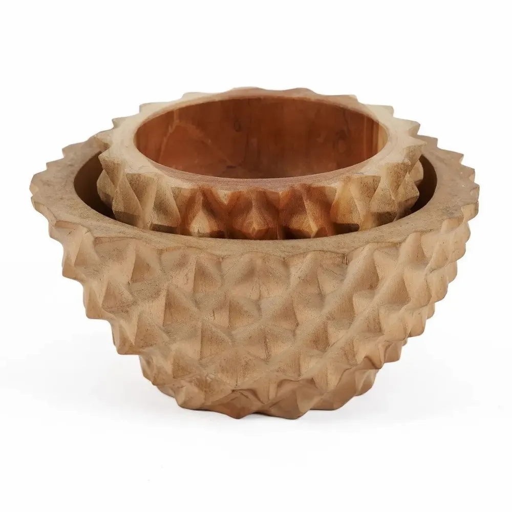 Bowls - The Teak Root Durian Bowl - M - BAZAR BIZAR LIVING