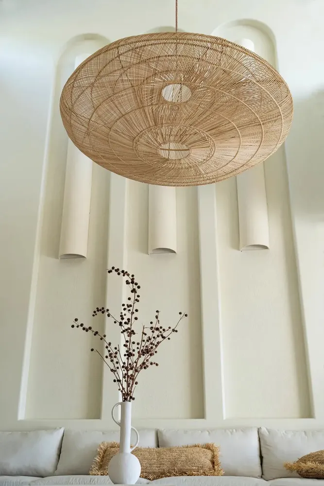 Blinds - The Macaron Pendant - Natural - XL - BAZAR BIZAR LIVING