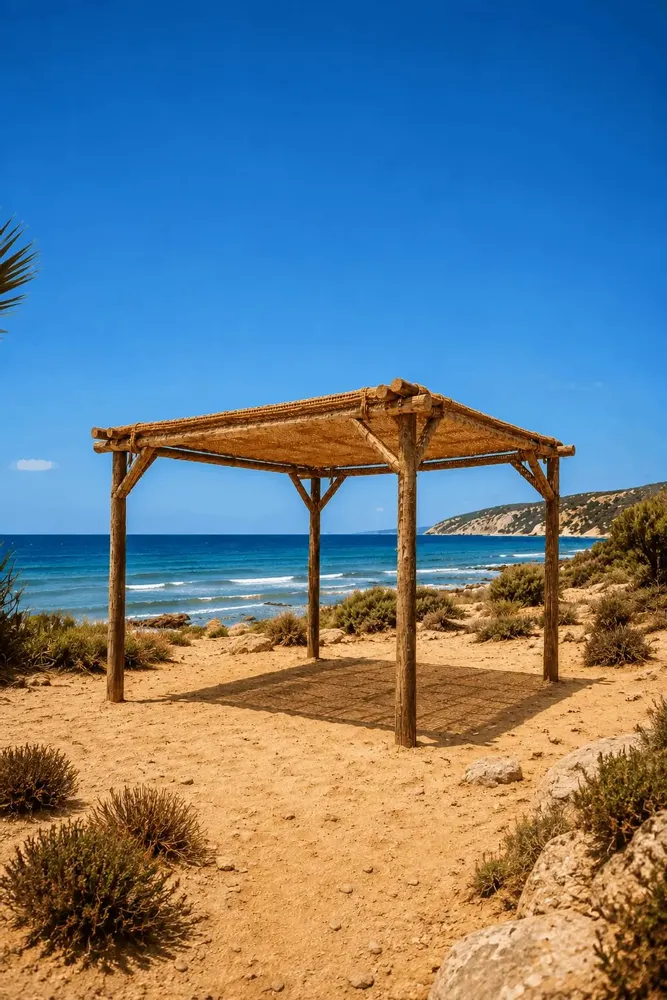 Parasols - Le Coco Shade Carré - Naturel - 300x300 - BAZAR BIZAR LIVING