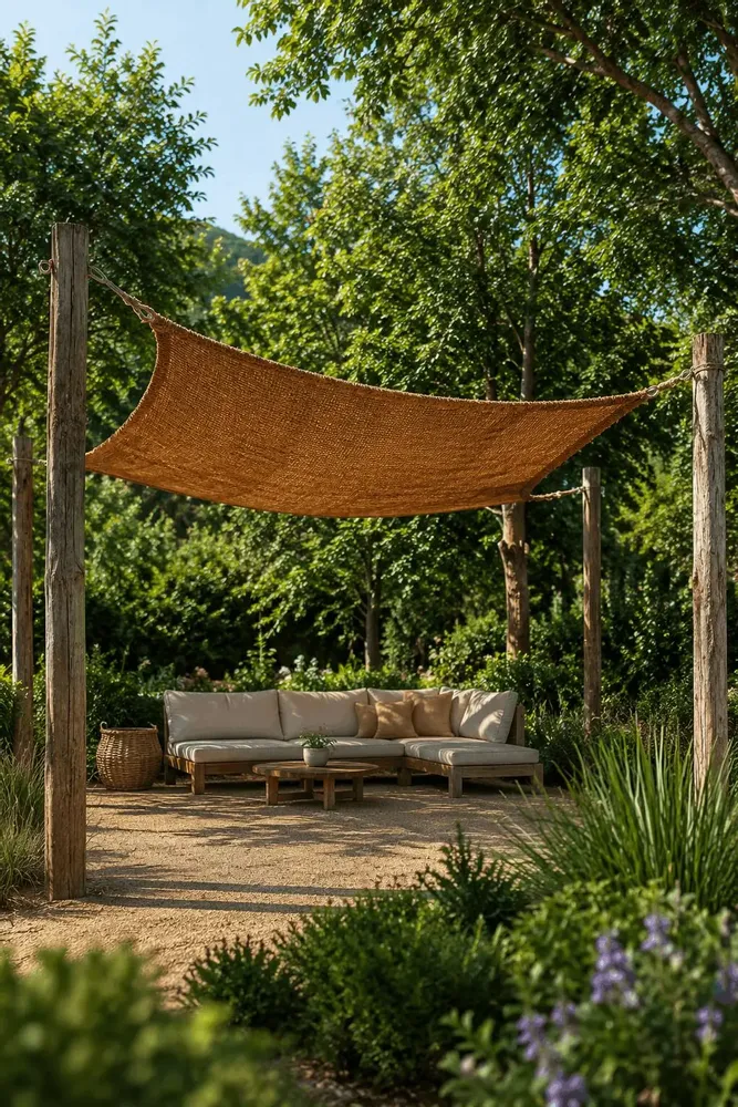 Parasols - Le Coco Shade Rectangulaire - Naturel - 400x300 - BAZAR BIZAR LIVING