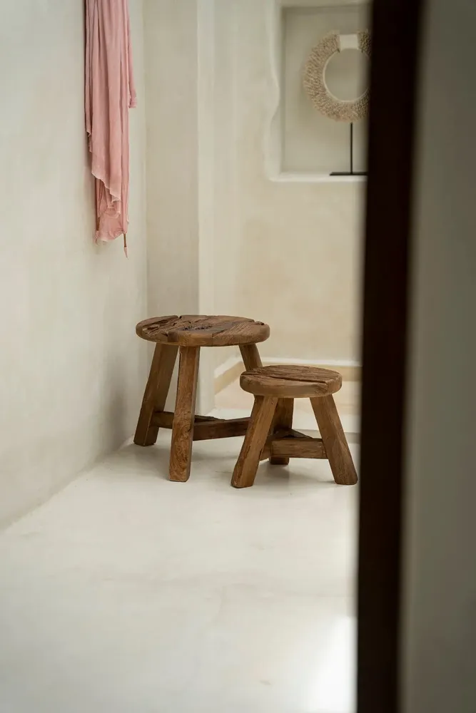 Stools - The Yatai Stool - Natural - S - BAZAR BIZAR LIVING