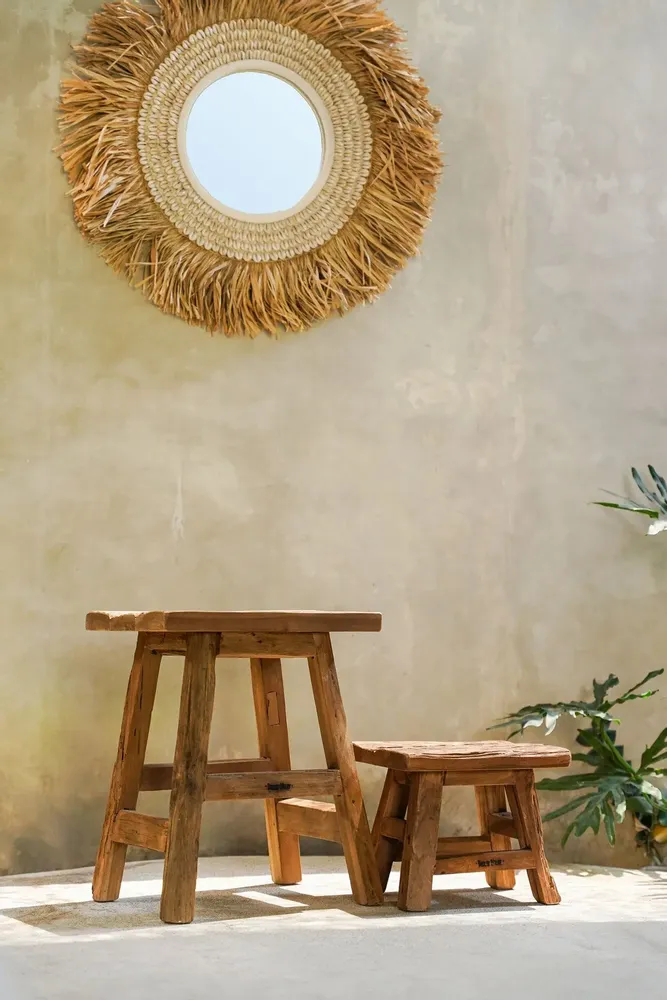 Tabourets - Le Tabouret Yoke - Naturel - S - BAZAR BIZAR LIVING
