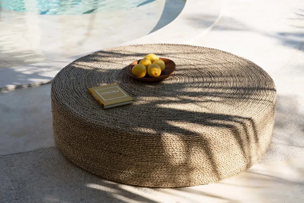 Ottomans - The Huge Pouffe - Natural - BAZAR BIZAR LIVING