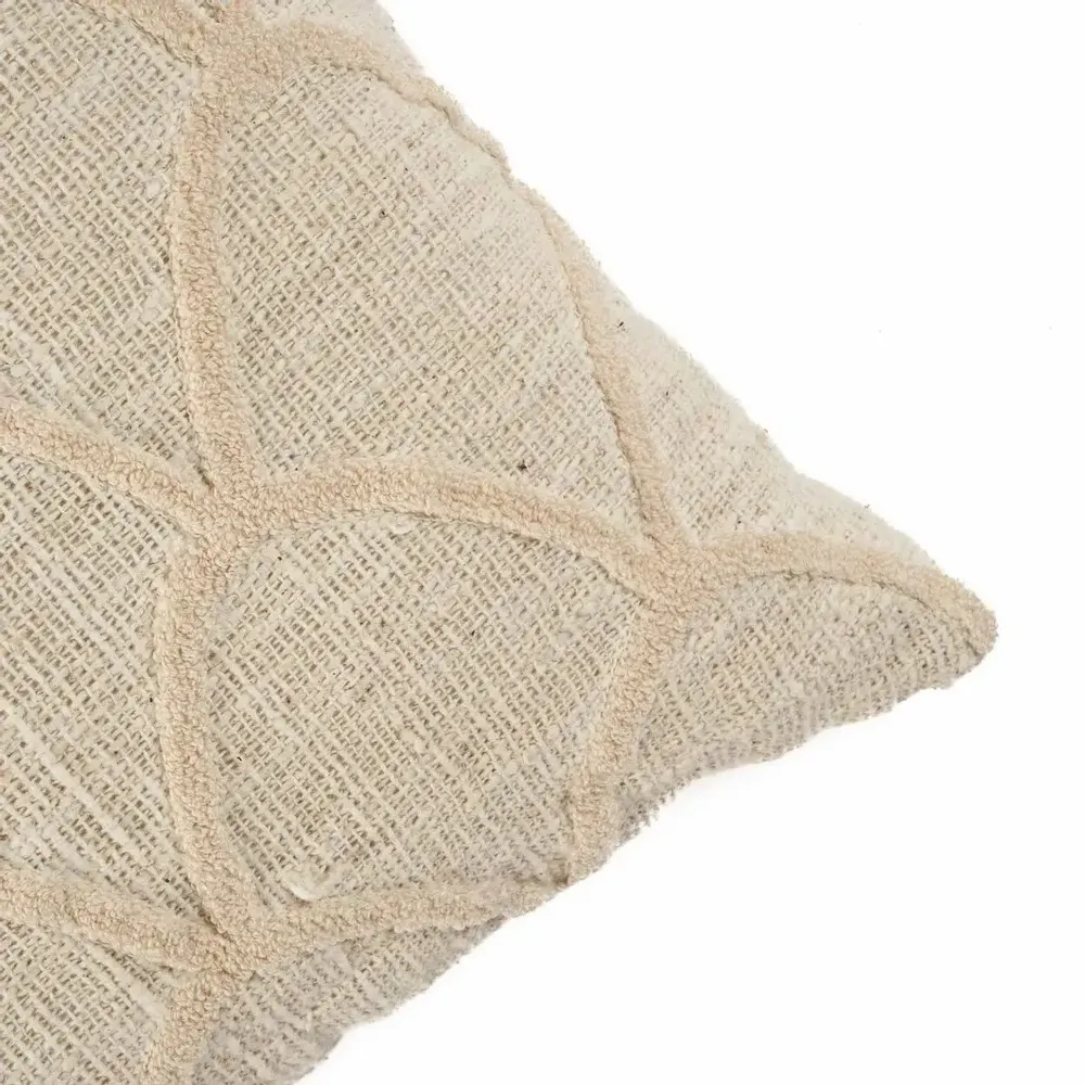 Cushions - The Sahara Cushion Cover - Natural - BAZAR BIZAR LIVING