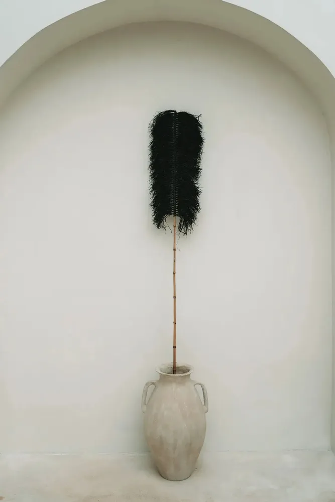 Decorative objects - The Raffia Palmeira - Black - BAZAR BIZAR LIVING
