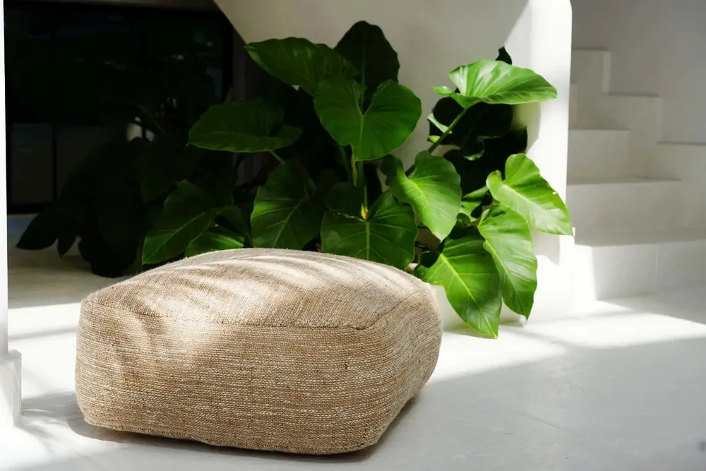 Ottomans - The Comfy Pouffe - Beige - BAZAR BIZAR LIVING