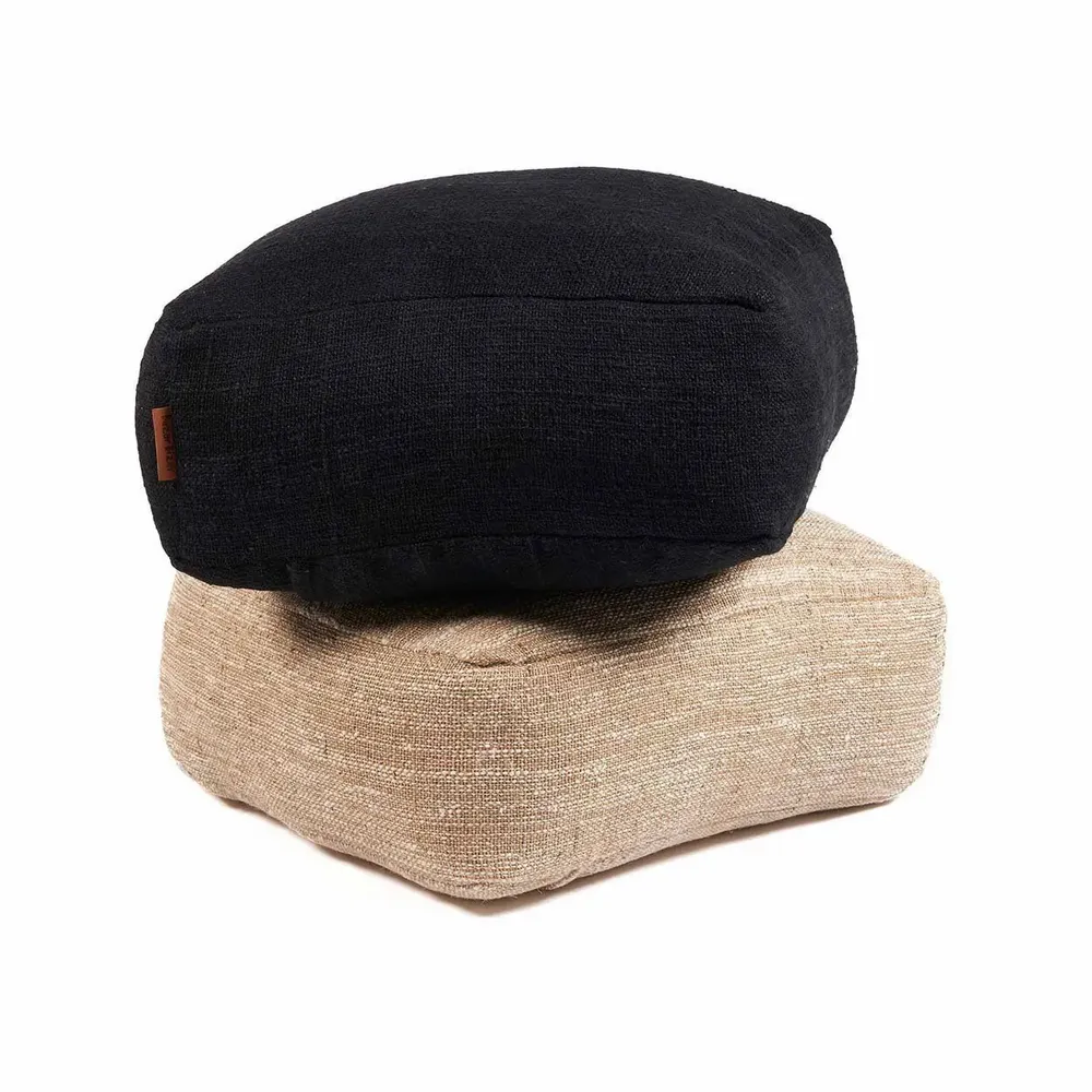 Ottomans - The Comfy Pouffe - Beige - BAZAR BIZAR LIVING