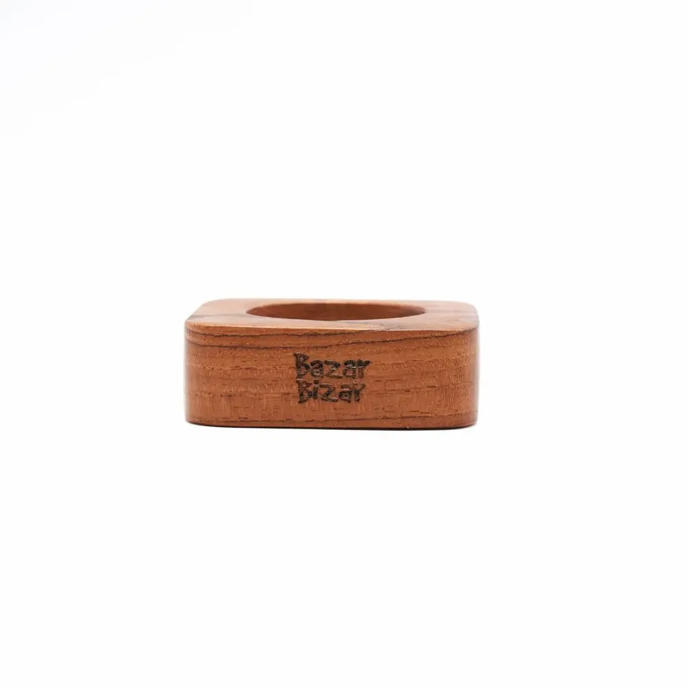 Decorative objects - The Teak Root Napkin Rings - BAZAR BIZAR LIVING