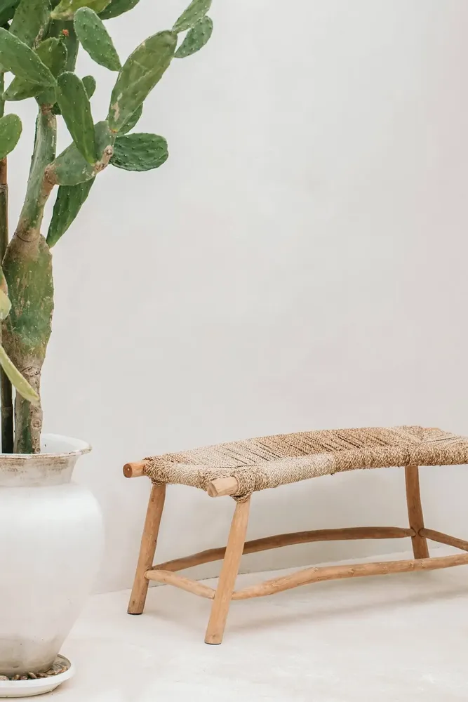 Benches - The Porto Seagrass Bench - Natural - L - BAZAR BIZAR LIVING