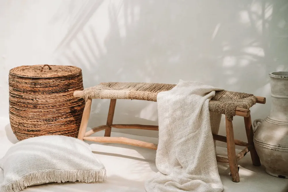 Benches - The Porto Seagrass Bench - Natural - L - BAZAR BIZAR LIVING