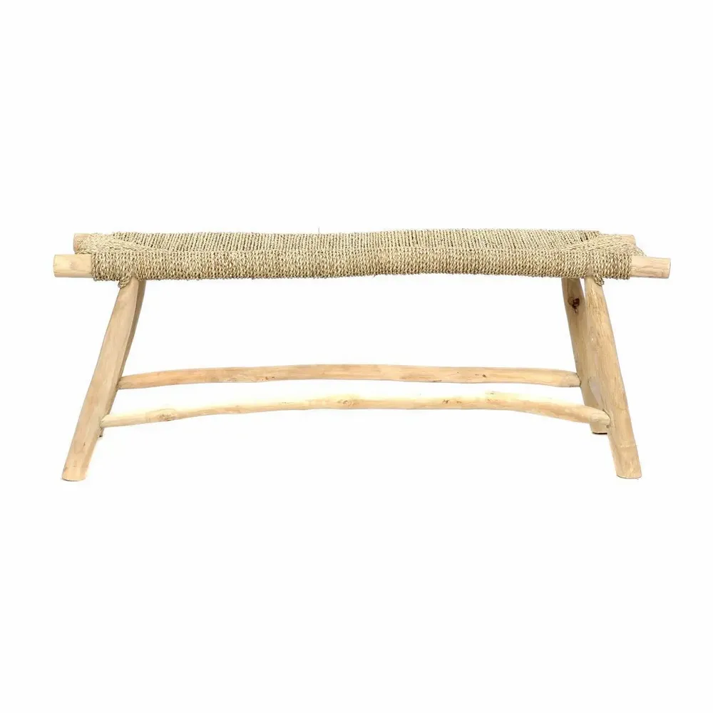 Benches - The Porto Seagrass Bench - Natural - L - BAZAR BIZAR LIVING