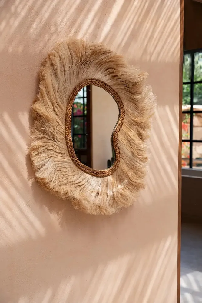 Mirrors - The La Principessa Mirror - Natural - L - BAZAR BIZAR LIVING