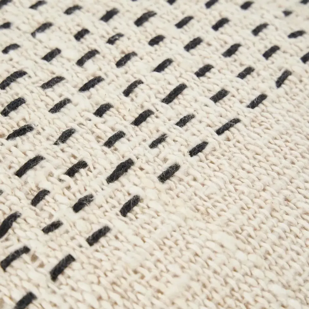Cushions - The Misty Cushion Cover - Natural Black - BAZAR BIZAR LIVING